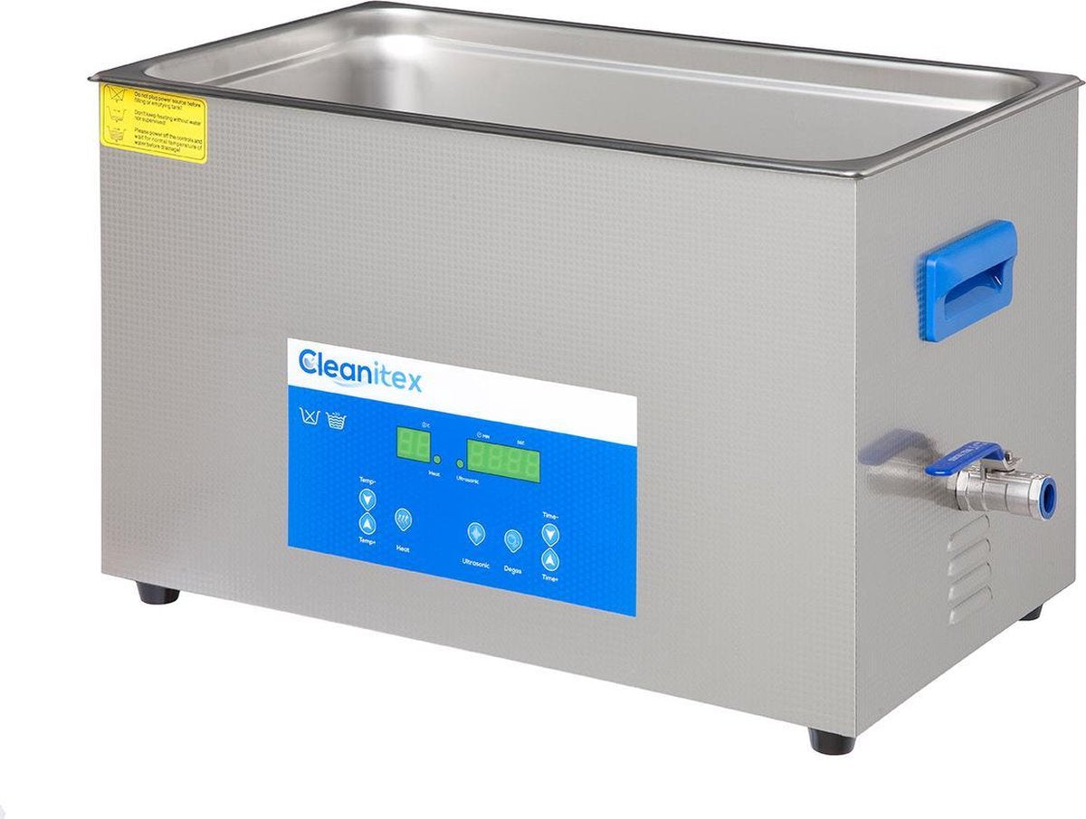 Cleanitex CXD20 - 21 liter | Professionele ultrasoon reiniger met een krachtige reiniging (Ultrasoonbad