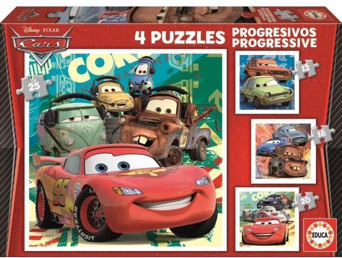 Educa Cars - 12/16/20/25 stukjes