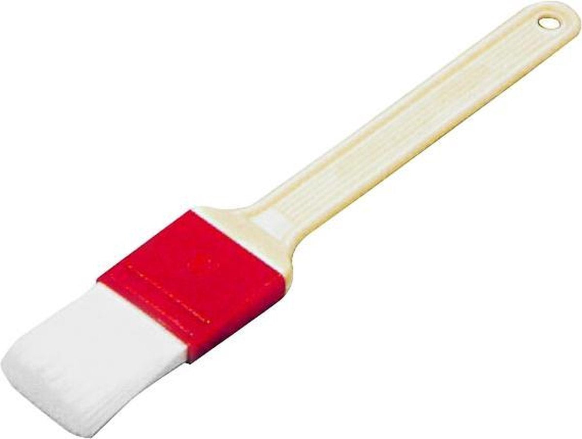 Paderno Bakkwast 10 X 4 Cm Polyamide Beige/rood/wit