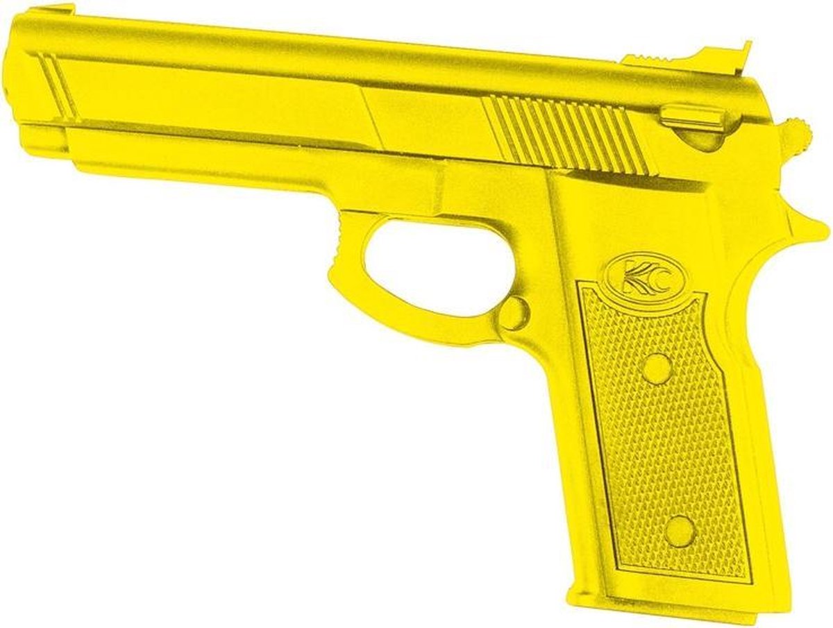 Rubber Pistool Geel