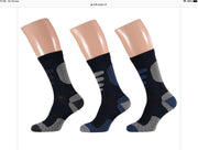 Wandelsokken - Heren/Dames - Multipack - Blauw - 43/46
