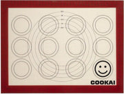 Cookai Bakmat 40 Cm Siliconen Beige/Rood