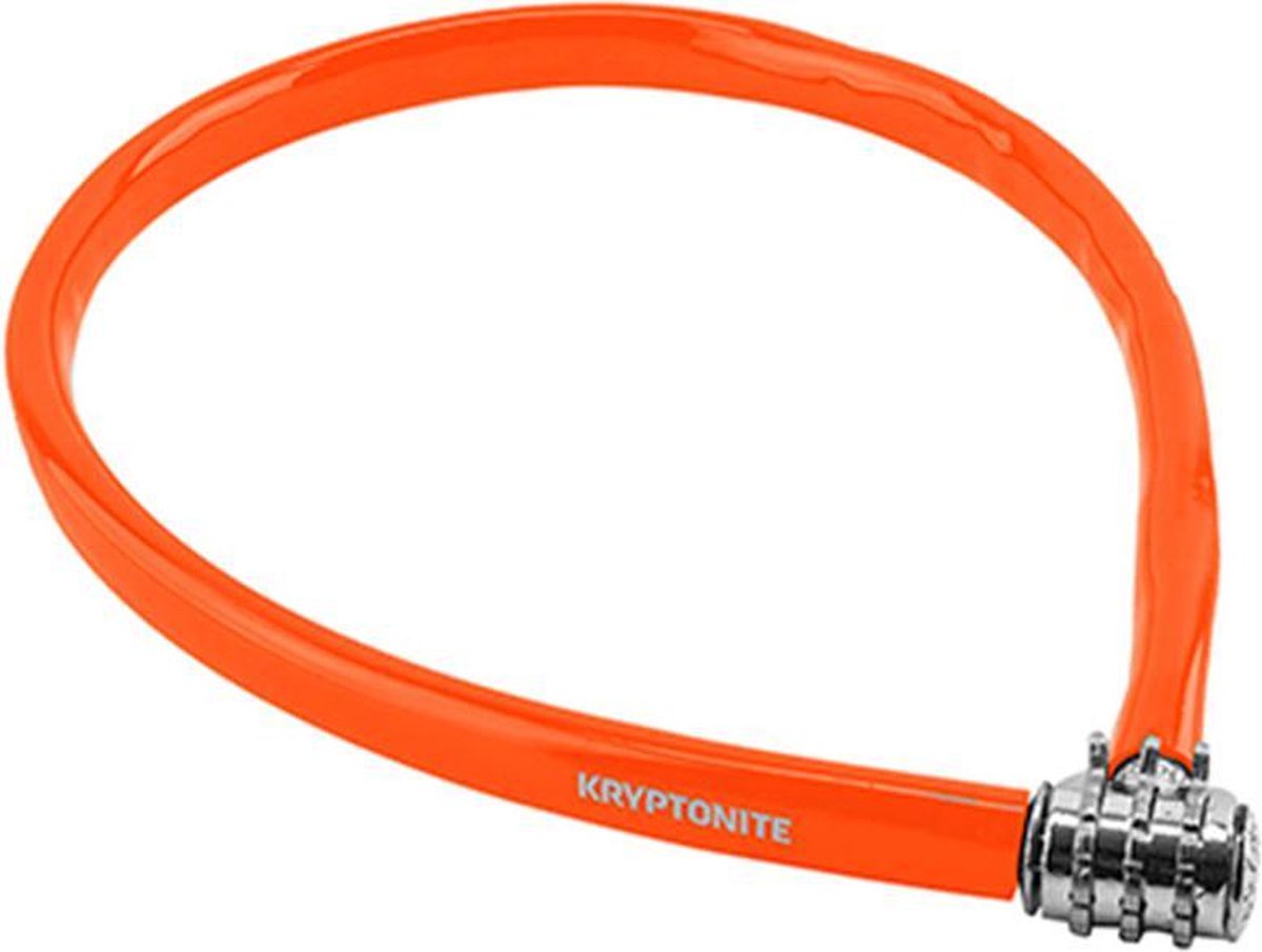 Kryptonite Keeper 665 Cijferslot Ø6mm 65cm - Oranje
