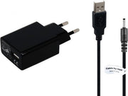 2A lader TUV gekeurd 1 m Oplaadkabel en oplader adapter met stekker. Past ook op Q3 Q-Pad RC1018C