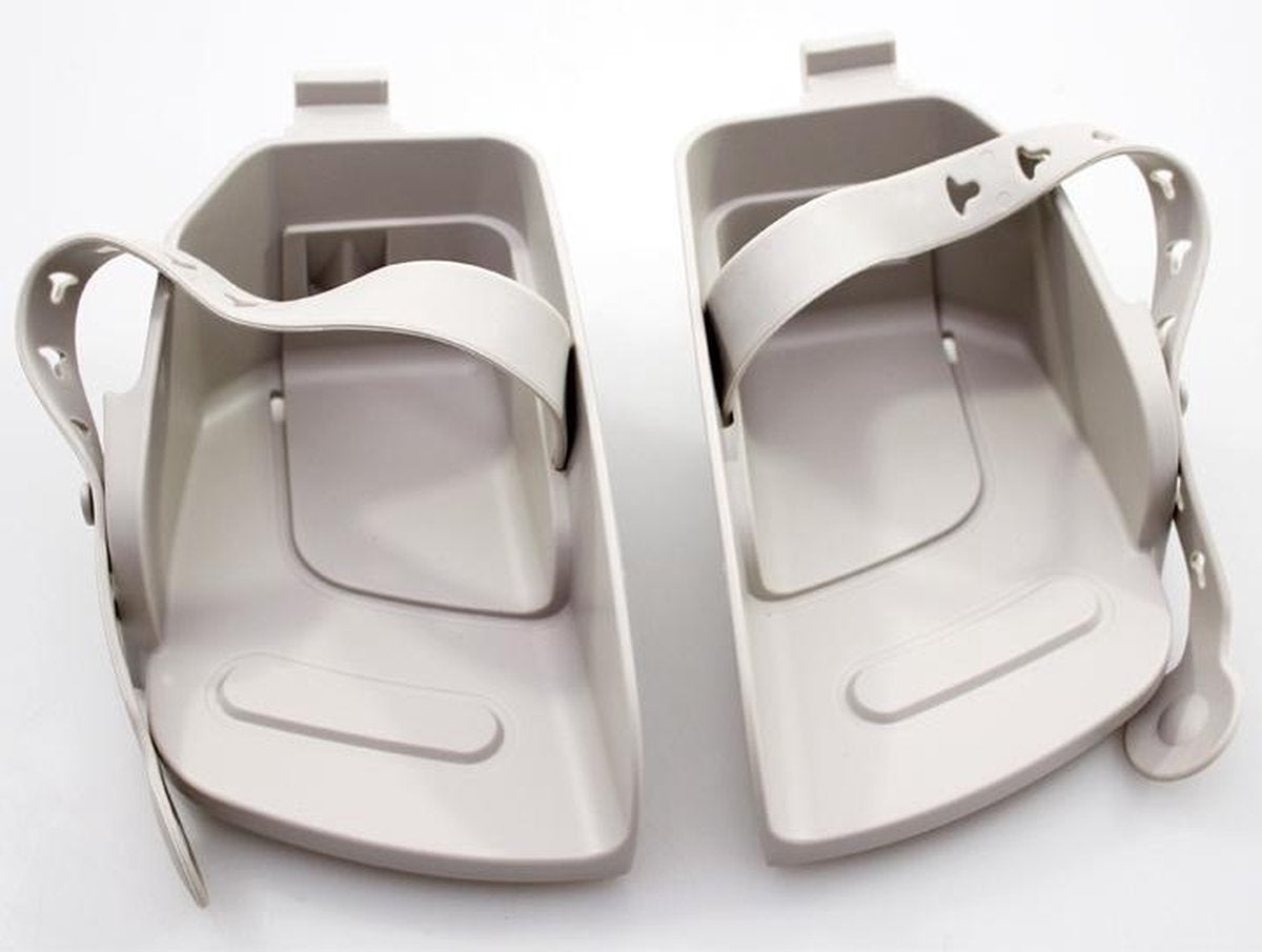 Polisport Joy Footrests + straps Cream