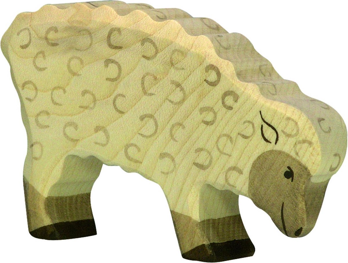 Holztiger Houten etend schaap