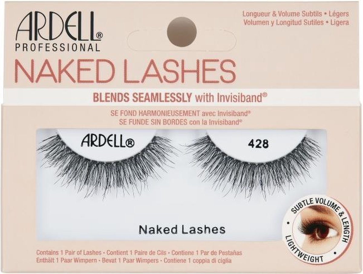 Ardell - Naked Lashes 428 - False Eyelashes For A Natural Look Blackfalse Eyelashes For A Natural Look
