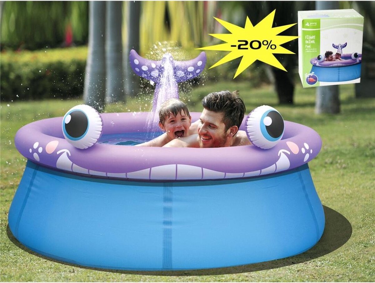 Kinderzwembad Walvis met sproeier