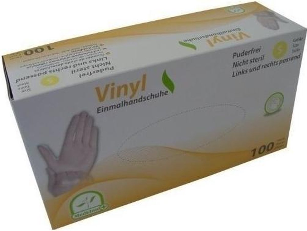 vinyl handschoenen niet gepoederd L (1000 stuks)