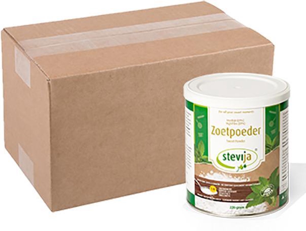 Zoetpoeder Per Doos - Doos: 12 x 220 gram