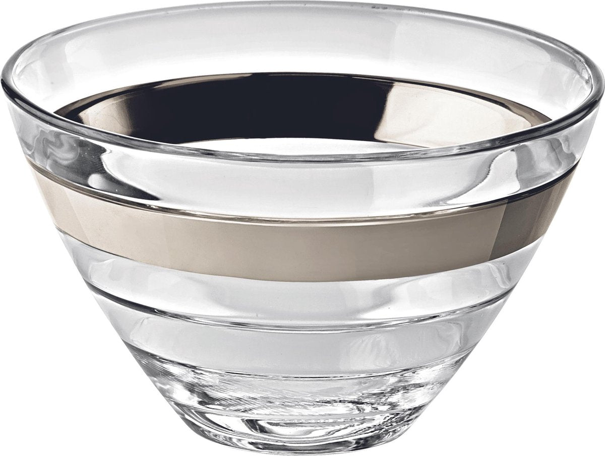 Vidivi Baguette Conische Schaal - Platinum - 61 cl - 14 cm - 6 stuks