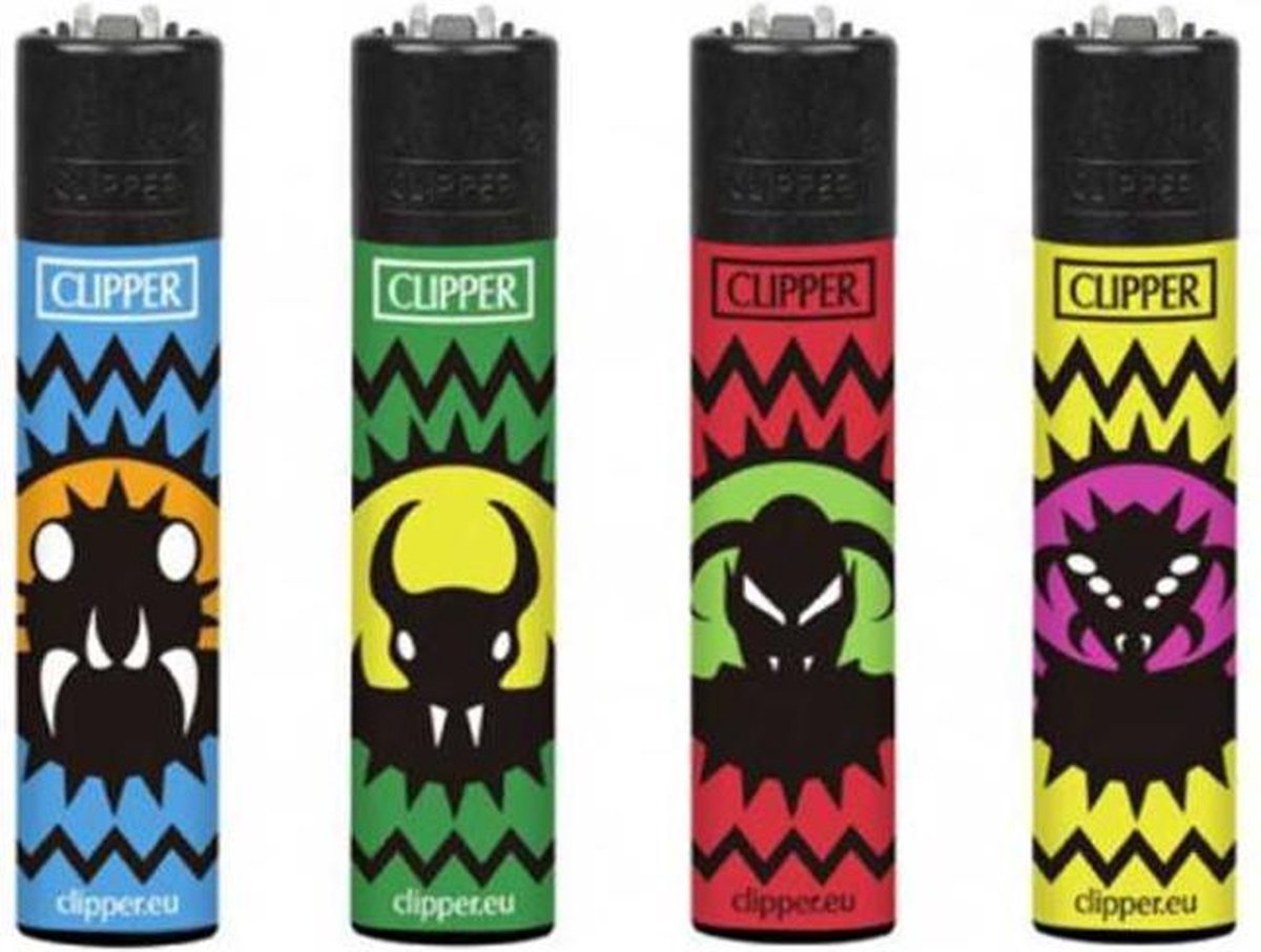 Clipper Aansteker - Nightmares - 4 stuks