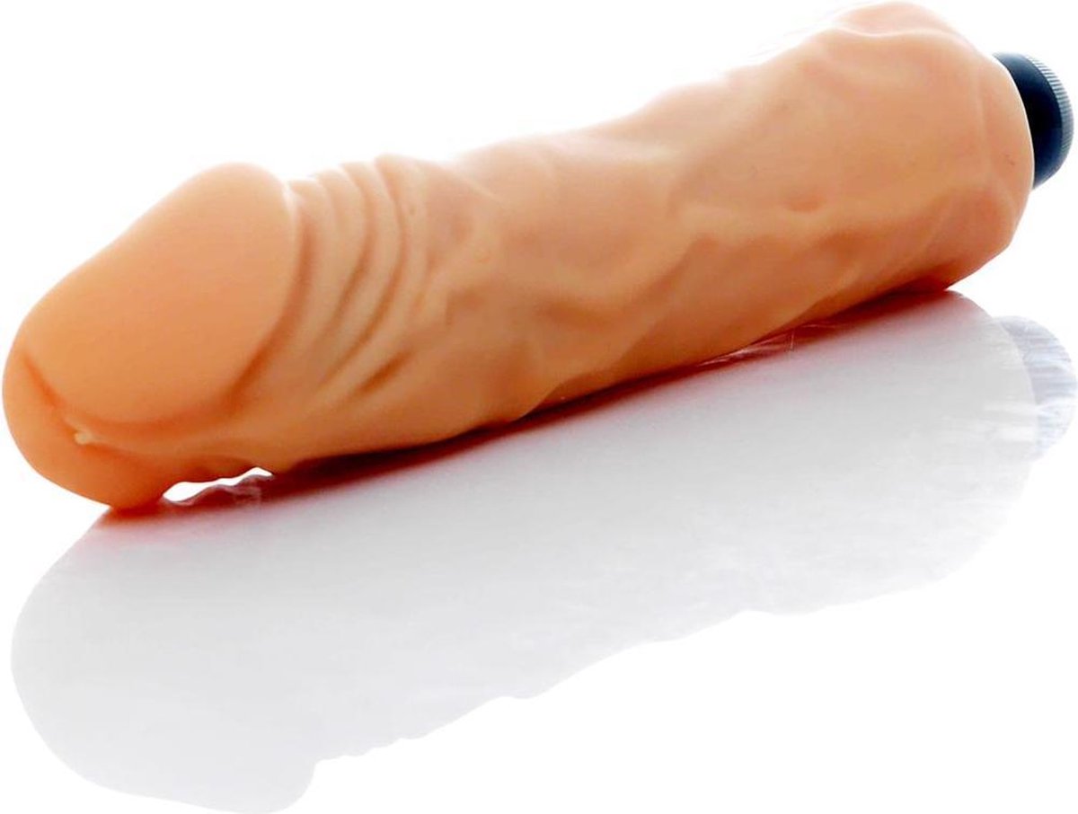 Bossoftoys - Rain - Realistische vibrator - Cyber leather - Extra speciaal flexibel materiaal - Beige - 23