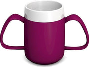 Warmhoudbeker met Dubbel Handvat - Paars