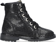 Develab 41156 Veterboots - Laarzen Met Veters - Meisjes - Zilver - Maat 33