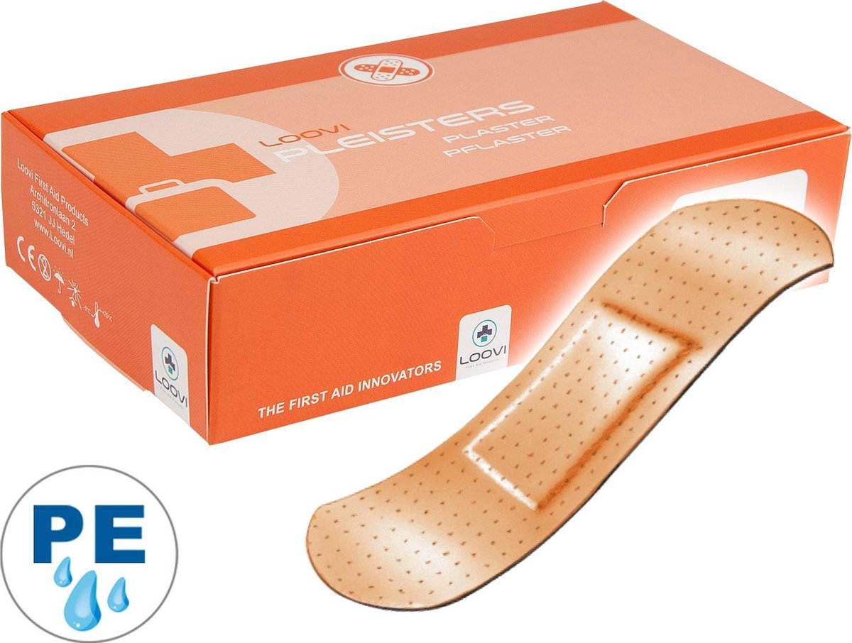 Waterbestendige wondpleister - 100 stuks (PE) - 25 x 72 mm