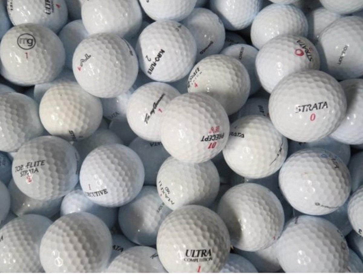 Golfballen gebruikt mix AAA/AAAA 60 stuks