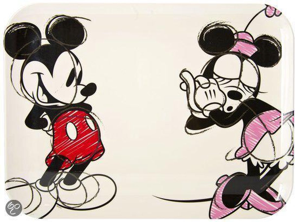 Zak!Designs Disney Minnie & Mickey Dienblad - 30 x 40 cm - Kunststof