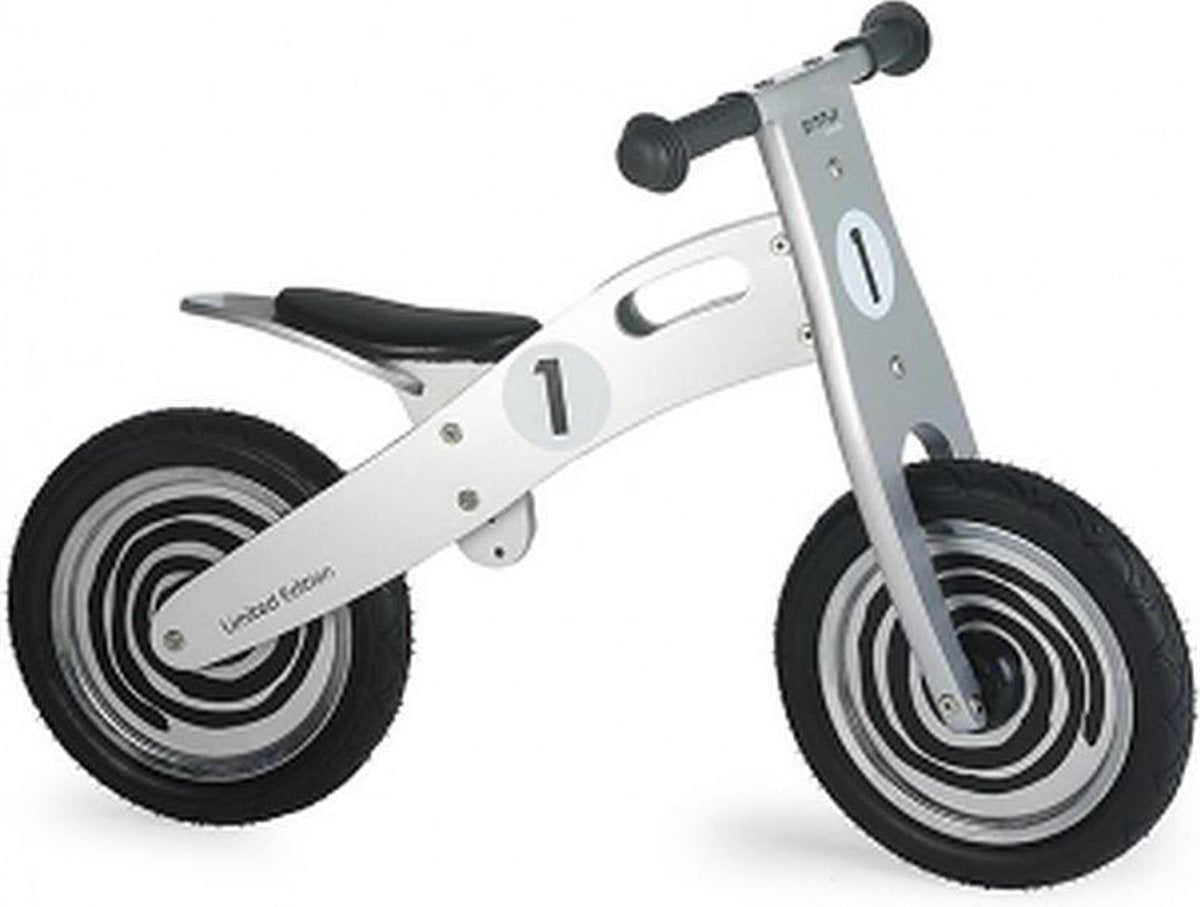 TimeCares Loopfiets – Lichtgewicht – Kinderfiets – Anti Lek Band – Kinderen vanaf 3 jaar – Zilver