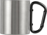 2x Lupine Dubbelwandige Mok RVS Lichtgewicht met Zwarte Karabijnhaak 200 ML