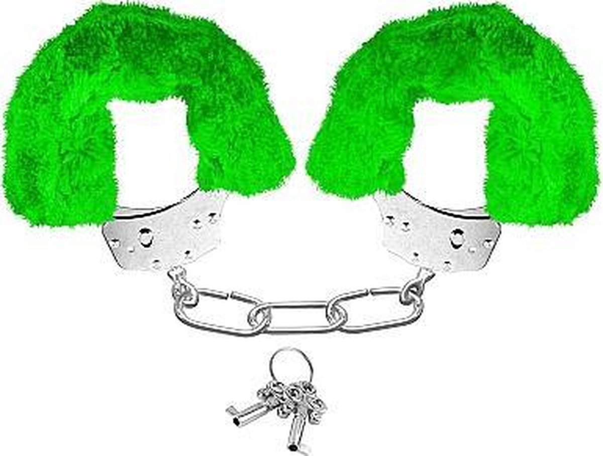 Furry Cuffs - Green