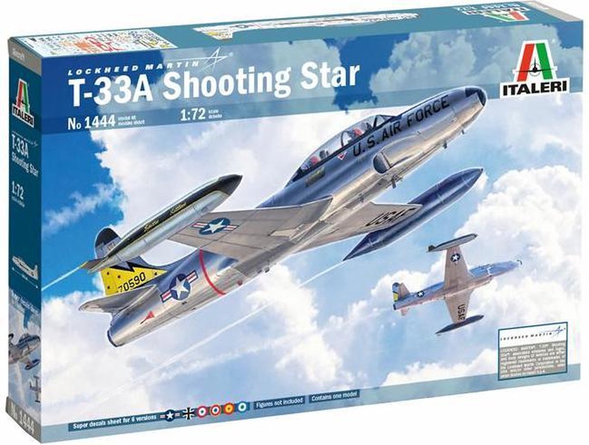 Italeri - T-33a Shooting Star 1:72 (?/20) * - ITA1444S - modelbouwsets