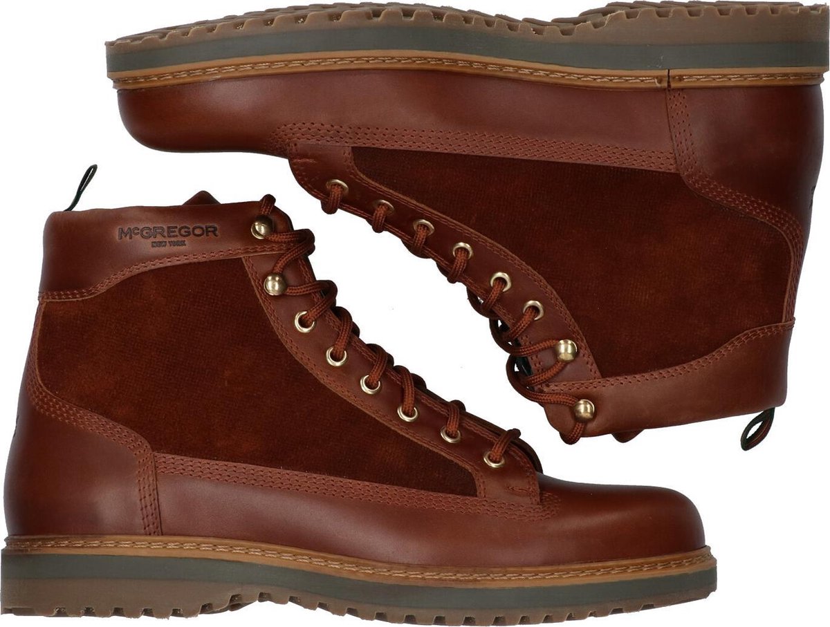 McGregor Heren Boots - Bruin - Veterboots - Leer - Veters