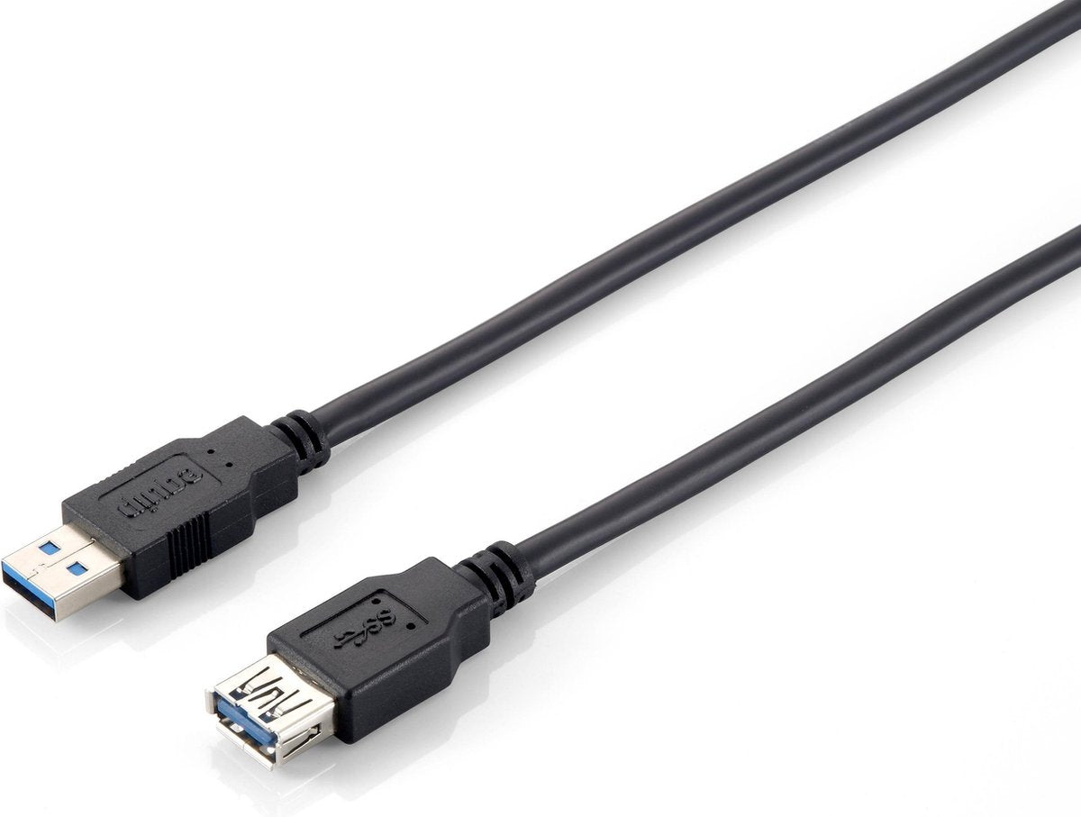 Equip 128399 USB-kabel 3 m USB 3.2 Gen 1 (3.1 Gen 1) USB A Zwart