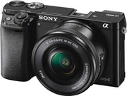 Sony A6000 zwart + 16-50mm Powerzoom + Accu