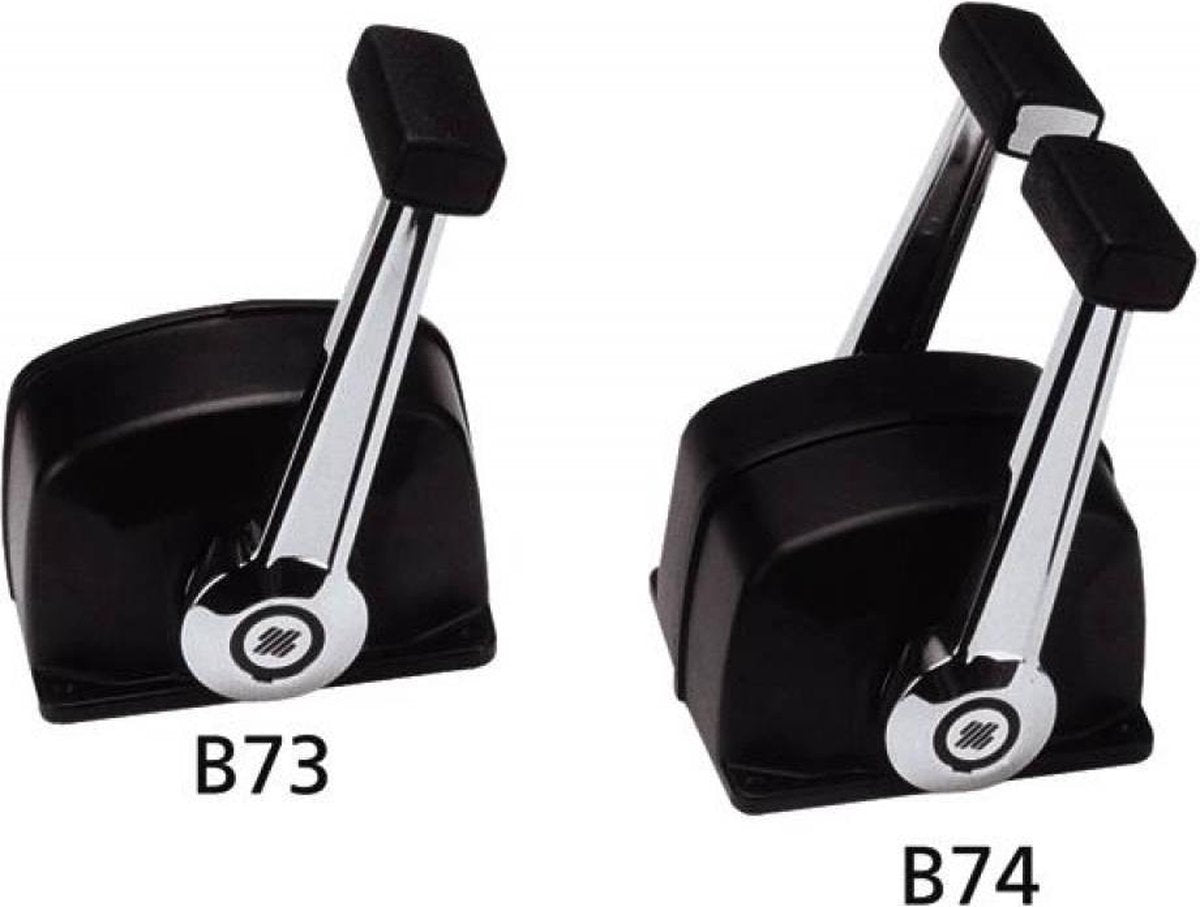 Ultraflex Eénhendel-bediening topmontage B60 en B70 Zwart