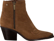 Notre-V Ai397 Enkellaarsjes - Enkelboots - Dames - Cognac - Maat 39