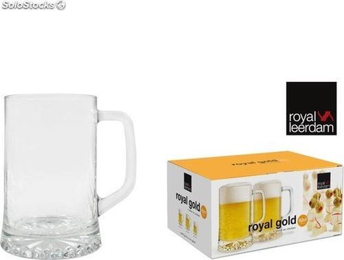 Royal Leerdam Royal Gold bierpul - 62CL - 6 stuks
