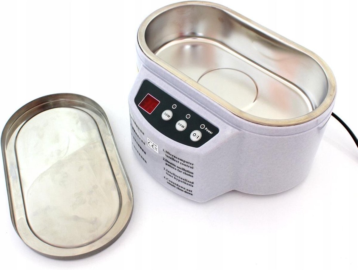 Ultrasoon Reiniger - Ultrasone Vloeistof Cleaner Bad - Bril / Sieraden Reinigingsapparaat