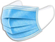 Mondmaskers - niet medisch - blauw - 3 laags