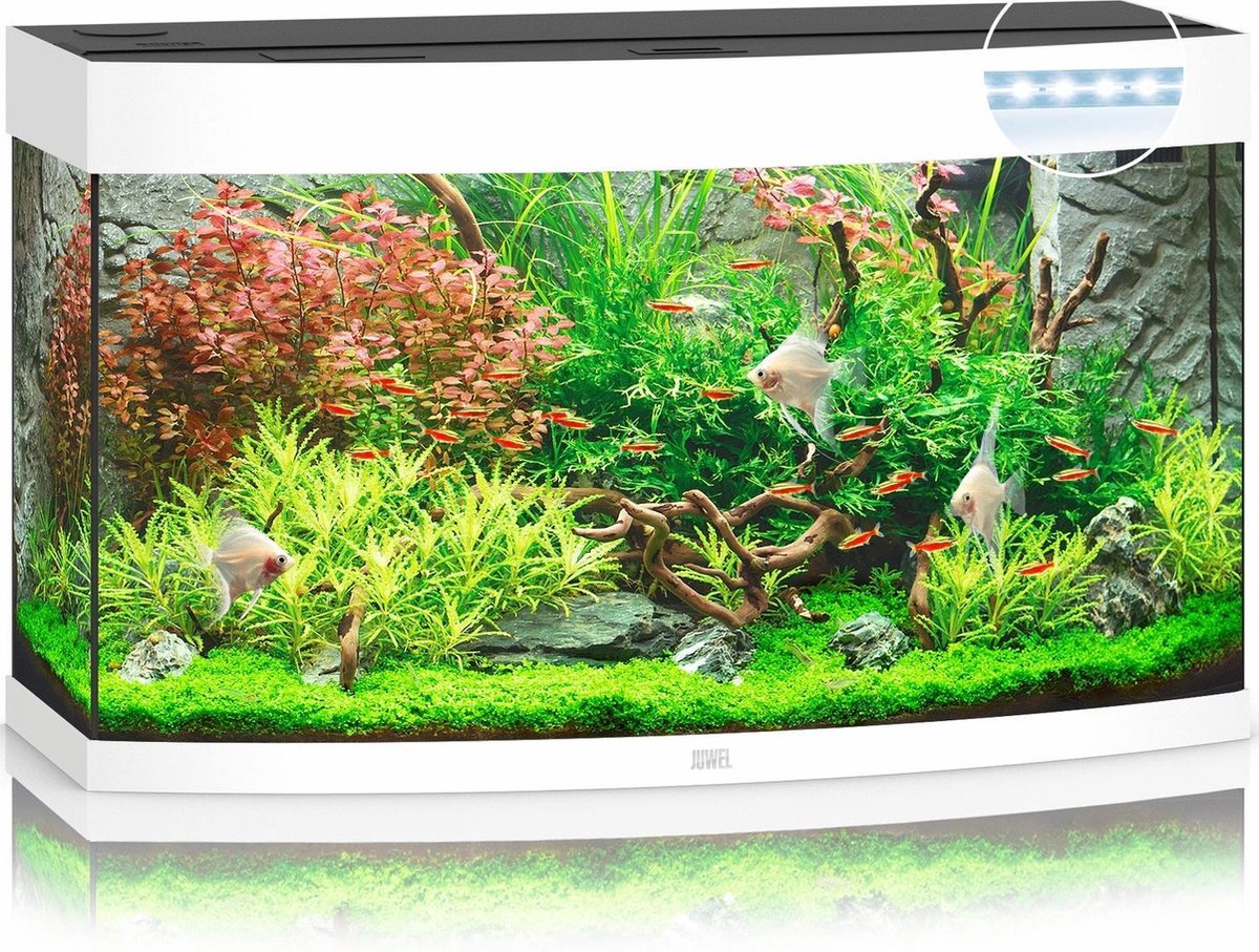 Juwel Aquarium Vision 180 Led 92x41x55 cm Wit Ca. 180 L