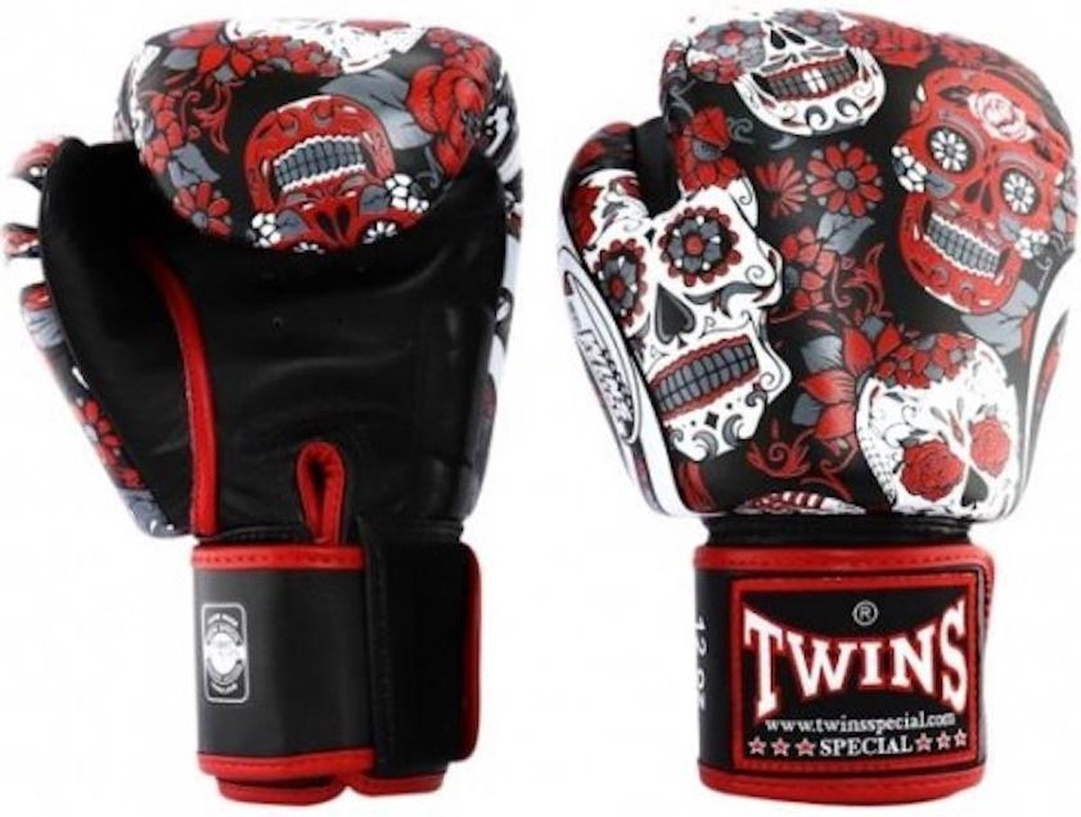 Twins (kick)bokshandschoenen Fantasy 4 Red Skull 16oz
