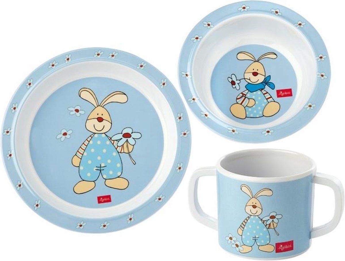 Kinderservies melamine - Konijn Semmel - Sigikid