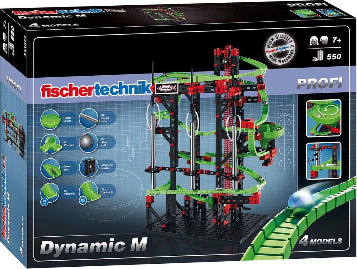 Fischertechnik Knikkerbaan Dynamic M - Kunststof