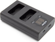 ChiliPower Canon LP-E5 dubbellader voor 2 camera accu's (tegelijk)