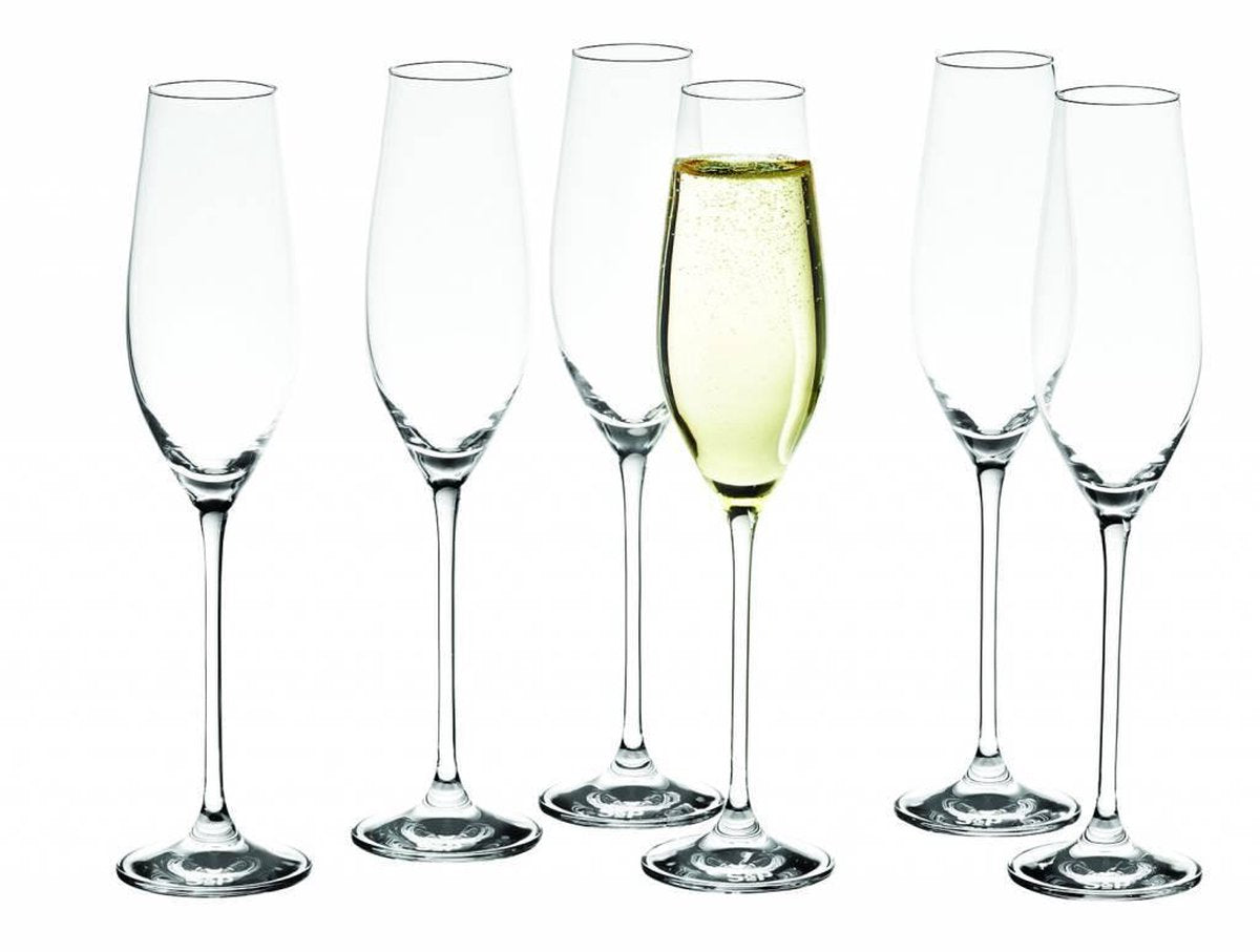 Salt&Pepper Cuvee Champagneglas - 6 stuks