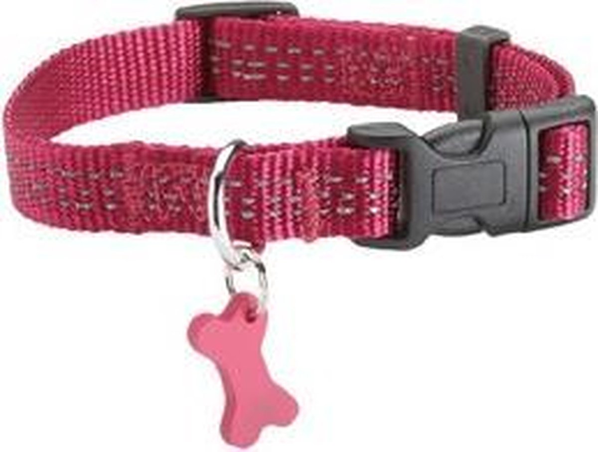 Bobby Halsband Reflectie Safe S Fushia