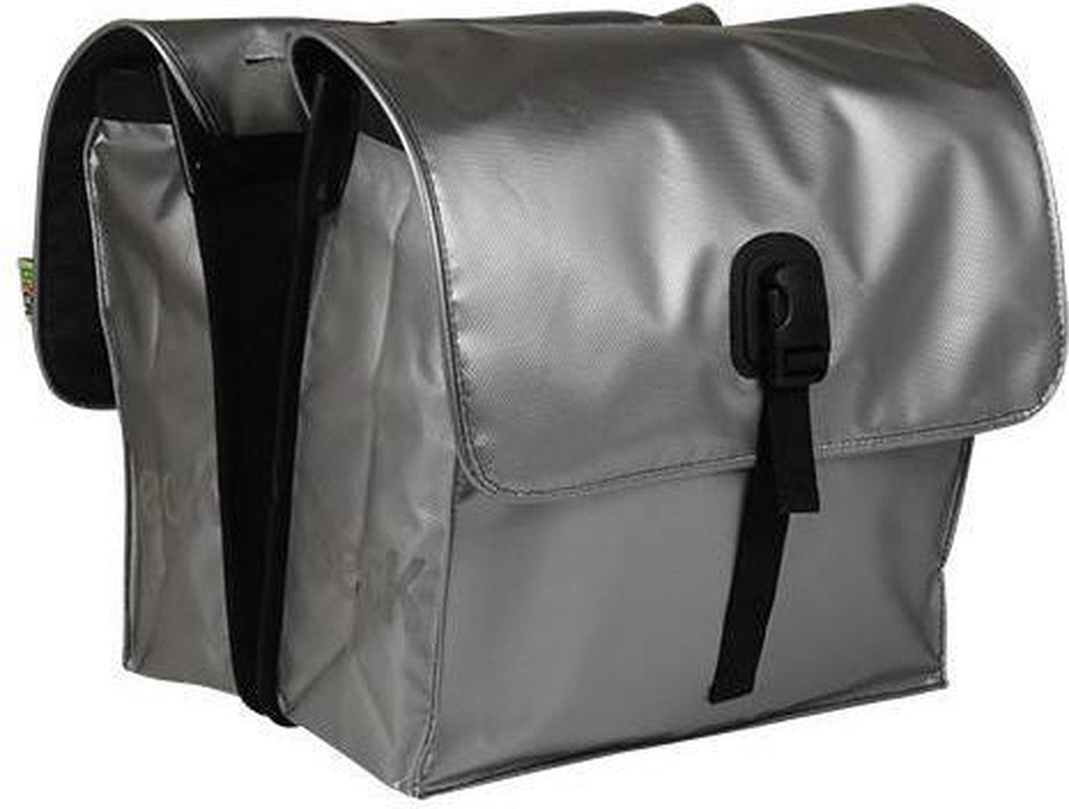 BECK Small zilver Dubbele Fietstas 35 Liter