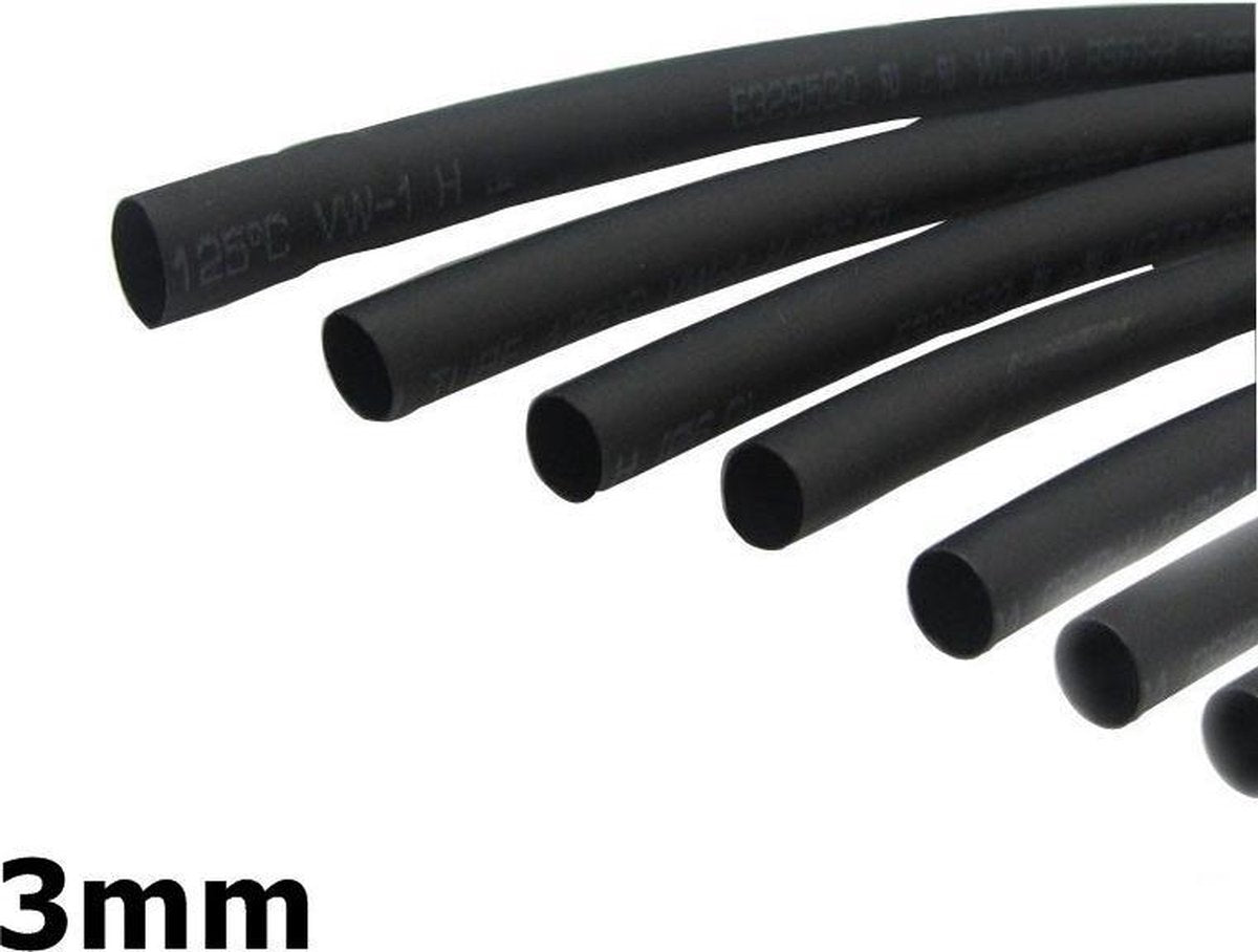 5 Meter - 3mm - Krimpkous Warmkrimp Heat Shrink Heatshrink