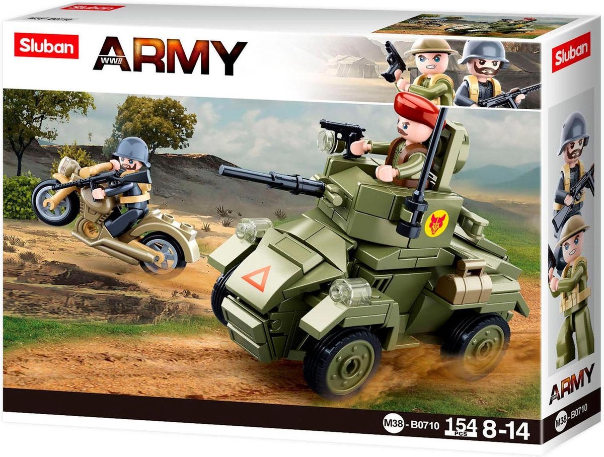 Sluban Wwii - Small English Armored Vehicle
