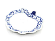 Thais bord - Schaal -  Thais servies - Handgeschilderd - Pineapple patroon - Ananaspatroon 23 cm (2 stuks)