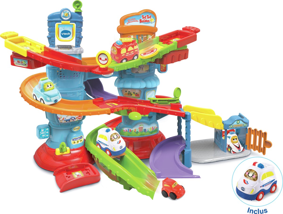VTech Tut Tut Bolides Super Tour Police Poursuite