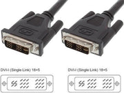TECHly DVI Aansluitkabel 1.80 m ICOC-DVI-9000 Zwart [1x DVI-stekker 18+5-polig - 1x DVI-stekker 18+5-polig]