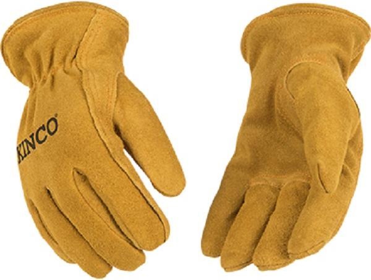 Kinco 50RL-Y - kinderhandschoenen - maat Y - kinderen van 7 - 12 jaar - wintersport handschoenen - kinder handschoenen -leren handschoenen - stoere handschoenen