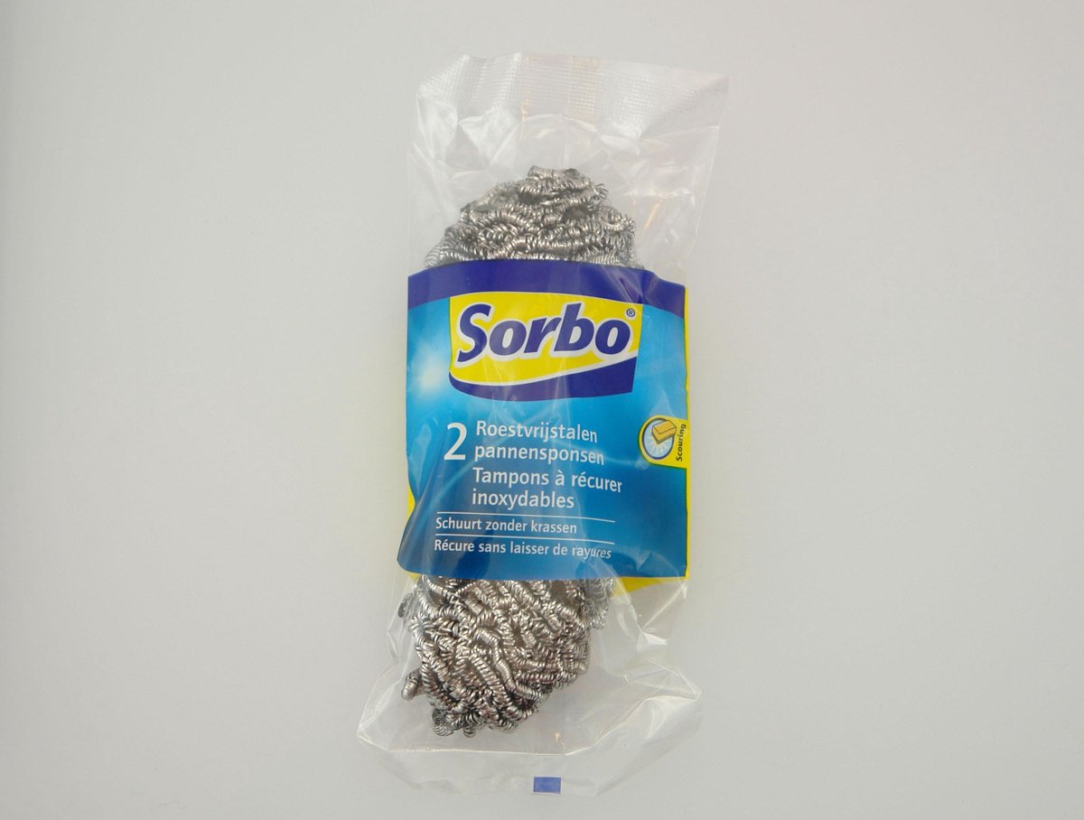 Sorbo pannen spons rvs