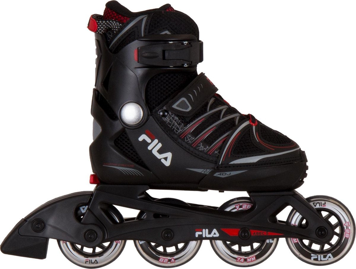 Fila Inlineskates - Maat 32-35 - Unisex - zwart/ rood